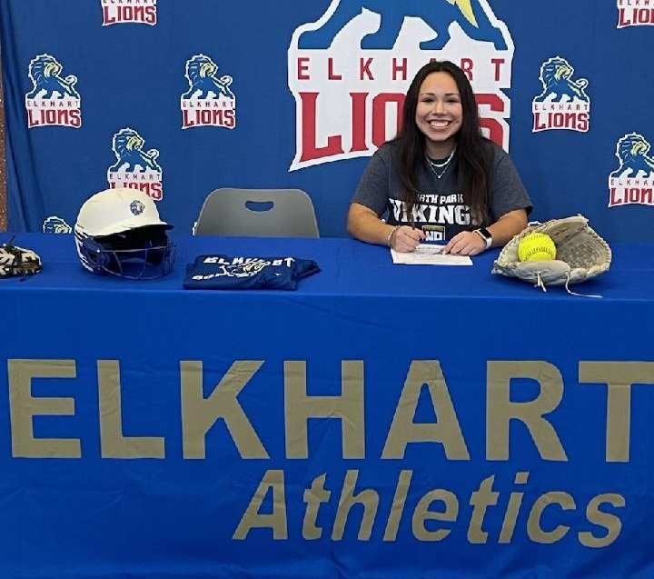 ElkhartHSSports's tweet photo. Congratulations to Vivian Santillan, who has committed to attend and play Softball at North Park University ! https://t.co/RFRh7k7mw2