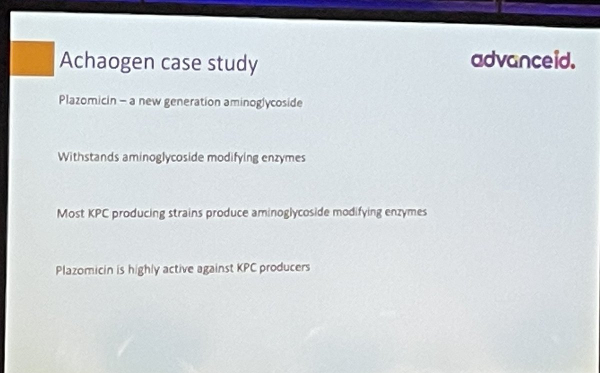 nadinehillock's tweet photo. Professor David Paterson using the example of plazomicin in his opening plenary to illustrate why the current funding model for antimicrobials is the reason why products fail @AusAntibiotics #antimicrobials2023 #antimicrobialResistance @CARB_X https://t.co/zskvFvemxC