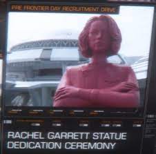 When I, Peter, saw the Red Lady on Picard S3E1 all I could think of was this wax version of the bust that was created during the casting process. #JanewayStatue <a href="/janewaystatue/">The Janeway Statue</a>