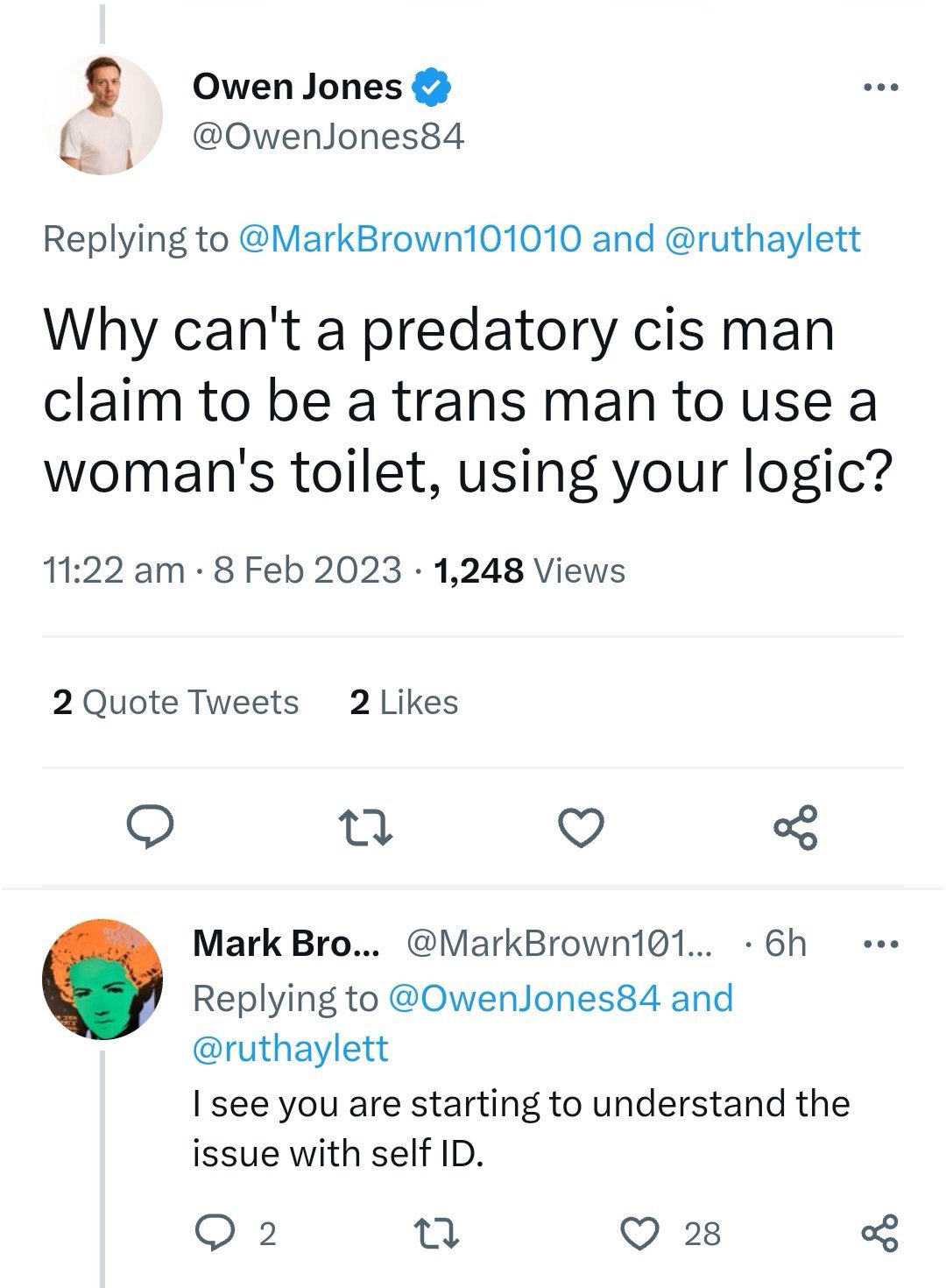 ann Lorraine KPSS💚🤍💜 on Twitter: "By Jove the dimwit finally gets it ...