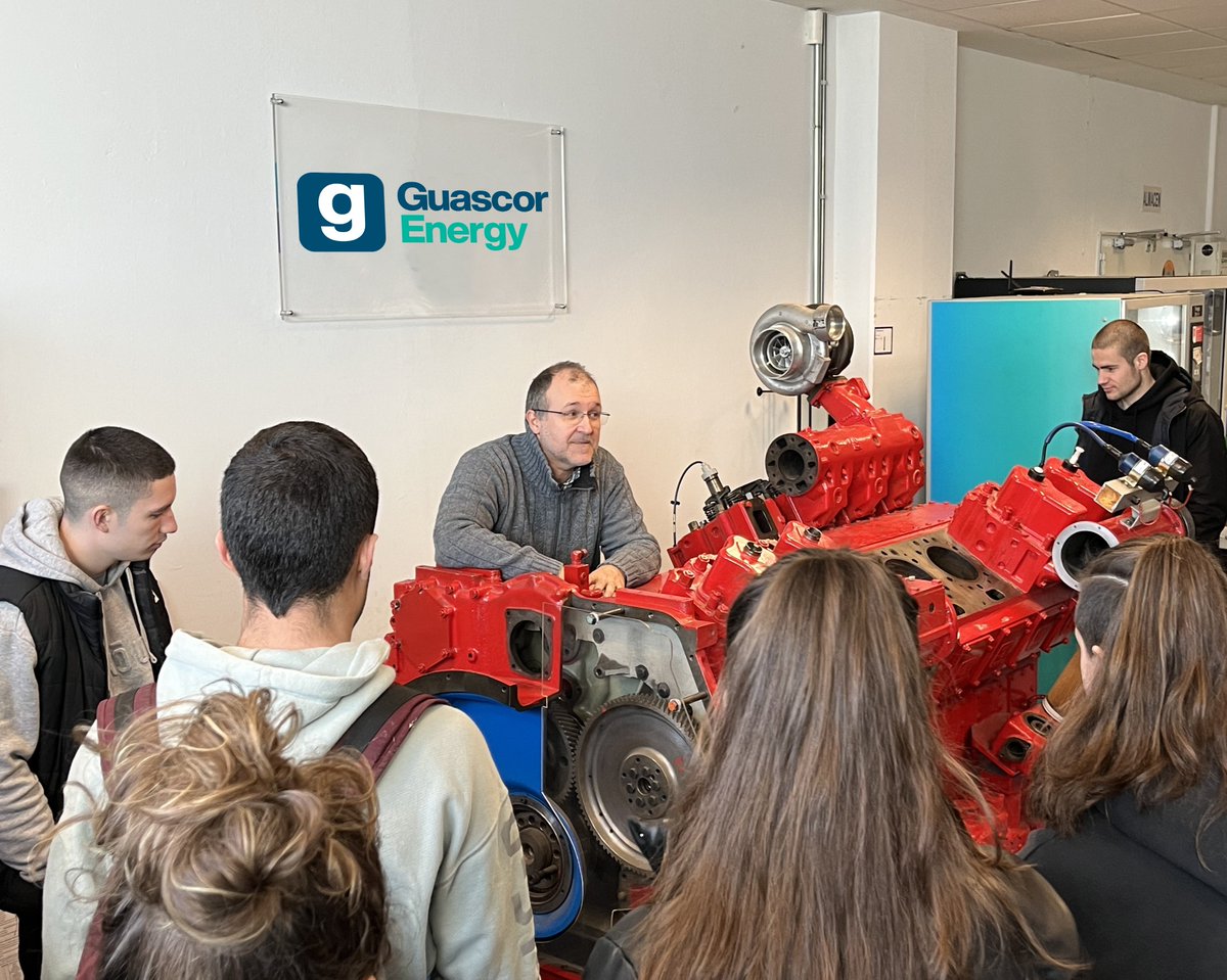 EGIBIDE's tweet photo. Last week some students of the second course of #automotive, speciality of the #ProfessionalTraining our institute offered at the EGIBIDE-Arriaga, visited R&D center #GuascorEnergy Thank you Guascor!
#LH #FP #automoción #automozioa #abantean #MadeInKristauEskola https://t.co/oGVJHv1vCX