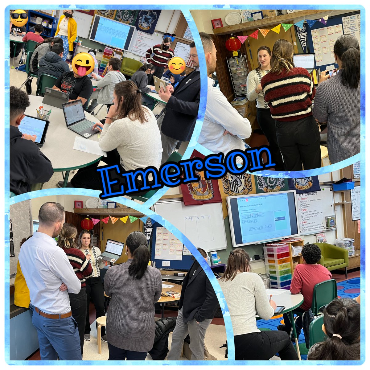 S/O to @MrsDewar5th for sharing her voice and space with us today by demonstrating many uses of @Classkick #progressmonitoring #datacollection #coresubjects #d100inspires