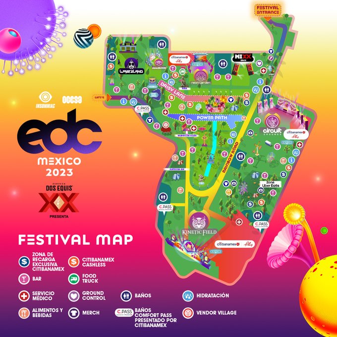 EDC Mexico 2023 Lineup Tickets Prices Schedule Dates