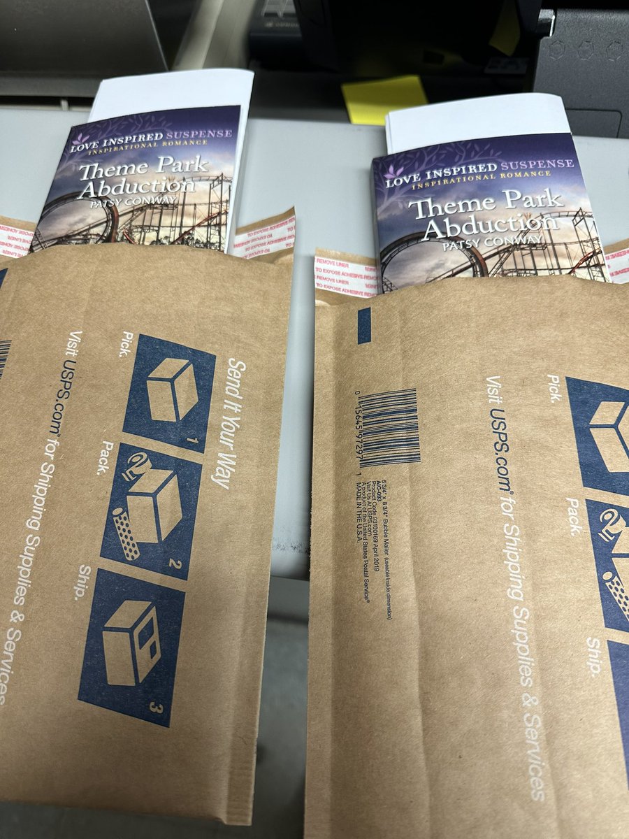 Sending out my first signed copies to two lucky winners!! #romanticsuspense #LIS #romancebooks