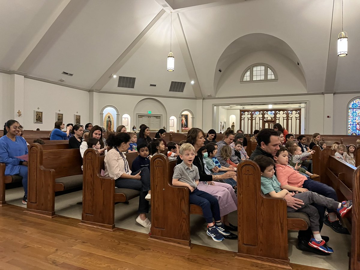 Thank you, Deacon Brian Phillips @StMichaelCary for leading a lovely Ash Wednesday prayer service for our preschool community. “They that hope in the LORD will renew their strength…” Isaiah 40:31 #stmichaelpreschool