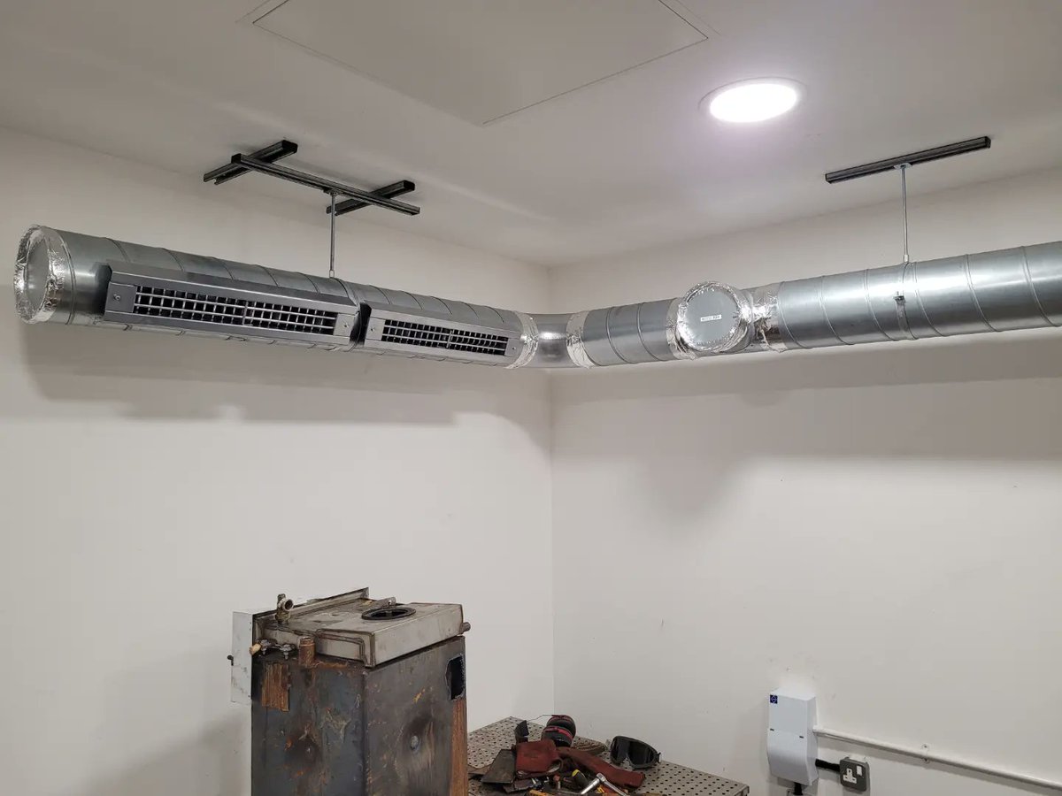 air_jcs's tweet image. Did you know we also Install, Design and Maintain extraction systems. 

Today one of our teams finished Installing this extraction system. The power supply was also installed by one of our Electrical Engineers. 

Need a Bespoke Extraction System Installed? Contact us
