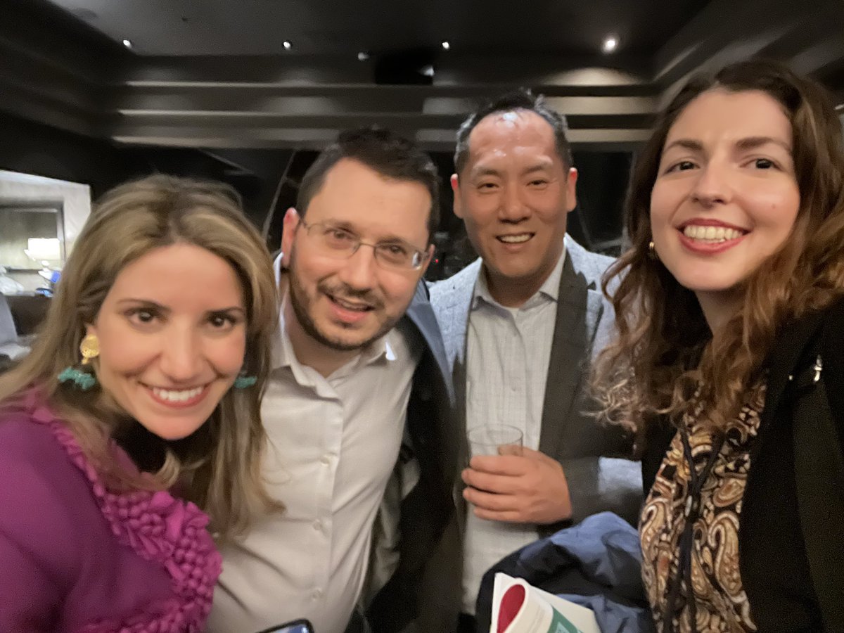 CParkMD's tweet photo. ⭐️BEST parts of @ASCO #GU23 

1️⃣Catching  up with friends
2️⃣Learning new ideas
3️⃣FUN conversations 
4️⃣Making new friends. 

@MehtaScribe @neerajaiims @montypal @cparker399 @AmandaNizamMD @PGrivasMDPhD @DRBakaloudiMD @AJangMD @ZakhariaYousef @rohitjainMD @koshkin85 @Tanjin097 https://t.co/P4bNzrYZ0F