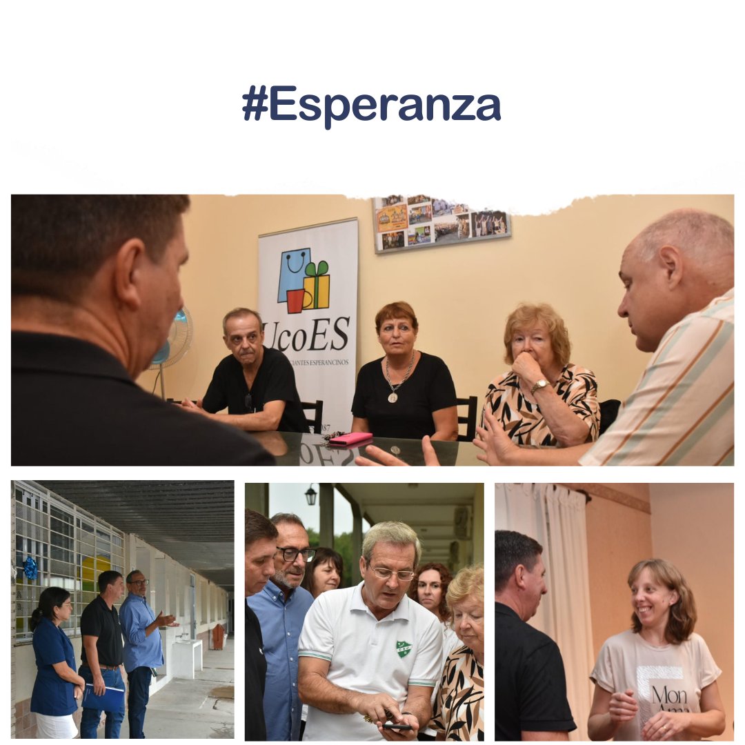 rubenpirola's tweet photo. En Esperanza, junto a Ana Meiners visité la Escuela 6403 "Ing. Carlos Gadda", el Colegio San José, y UcoES, para sumar de manera concreta a las actividades que llevan adelante desde cada institución cumpliendo con su vocación de hacer por los demás. https://t.co/gkqnnzs85m