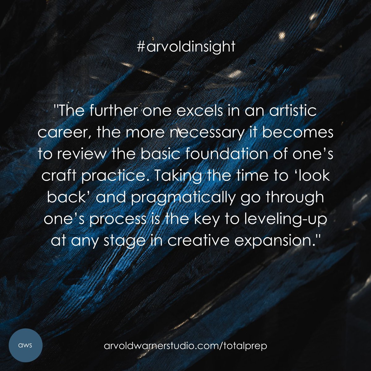 TOTAL PREP participants find this class to be exactly what they didn’t know they actually needed! No matter where you are in your career, this preparation can be utilized for every audition, performance, &amp; day on set. 
Thurs 2/23
5:30-9:30pm ET
Virtual
arvoldwarnerstudio.com/totalprep