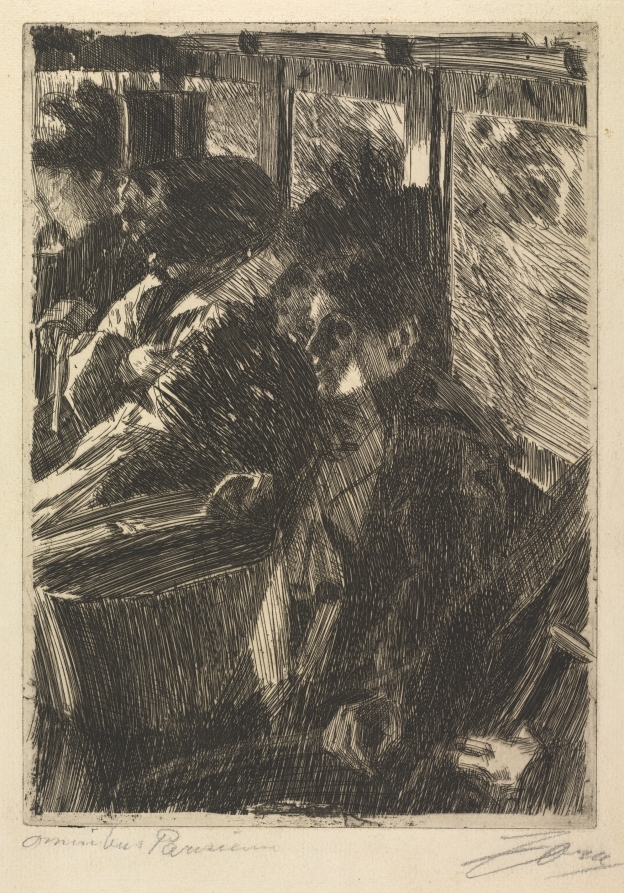 artistzorn's tweet image. Anders Zorn, Omnibus, 1892 #clevelandartmuseum #cmaopenaccess clevelandart.org/art/1937.646