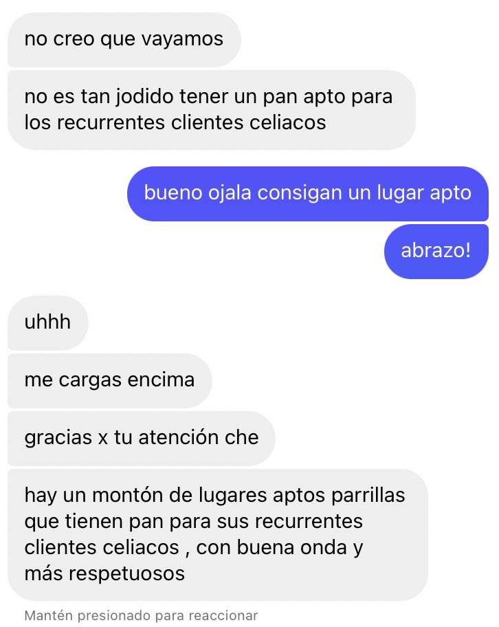 el celíaco mas educado