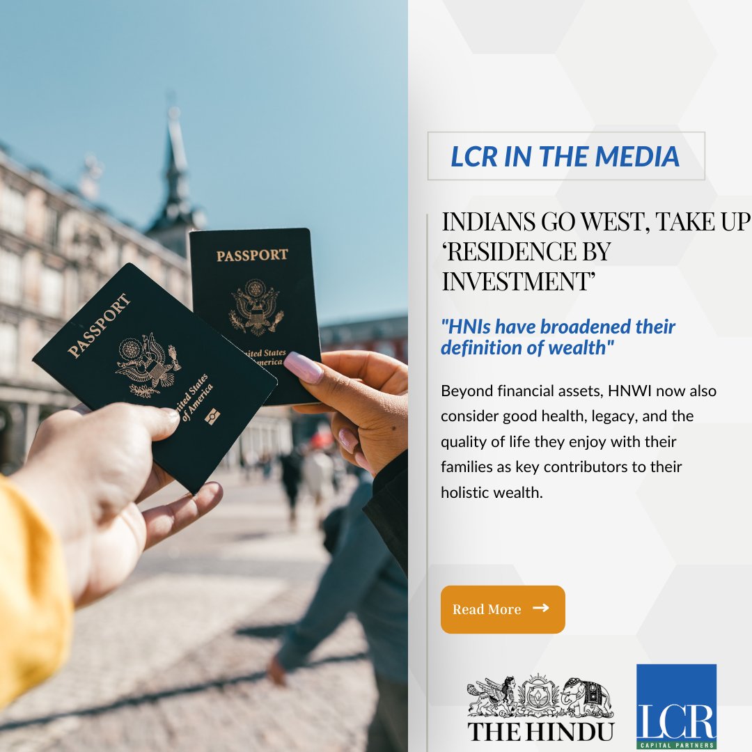 lcrcapital's tweet image. Shilpa Menon, LCR Capital Partners’ senior director in India, explains how HNIs have broadened their definition of wealth. Read more: hubs.li/Q01D7cCy0 #investorvisa #eb5program #eb5programme #immigration #portugalgoldenvisa #goldenvisa