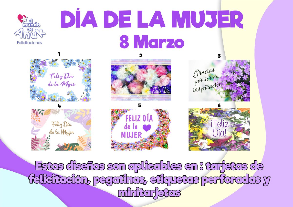 Desde El mundo de Anuk queremos celebrar contigo el 8 de Marzo con nuestra línea de diseños para el Día de la Mujer. Acompáñanos para hacer del 8M un día muy especial
 💜💐🌸🌈🌺🌹🥰💜

#diadelamujer #8m #floristerias #floral #8marzo #floresyplantas #flores #floristeriasespaña