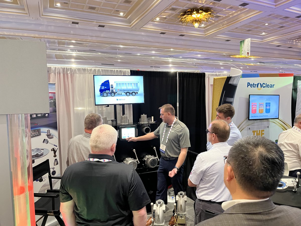 CivaconEquip's tweet photo. Ready to gain full-fleet visibility and optimize tank-truck loading and unloading? We can help with that! Come see us in Booth No. 403 at the #WPMAExpo to connect with the #Civacon team and learn more about our game-changing CivaCommand Smart Tank System. #DeliveringWhatsNext https://t.co/VWBfJOiek3