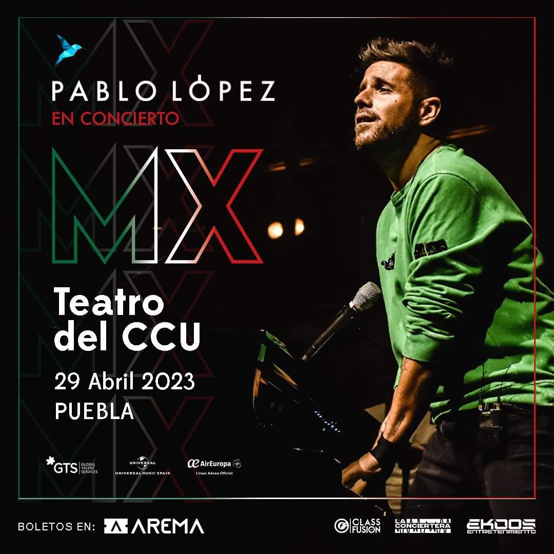 MONSERRAT_ALC's tweet photo. Directo desde #España llega a #Puebla 💥 @PabloLopezMusic No te pierdas este 29 de abril un concierto majestuoso..
🎟️Por sistema https://t.co/FFjjZaPCLc #Teatrodelccu
@LaConcierteraMx @EkoosEntreteni1 #classfusion
@bachapromotora https://t.co/ukz1U7QjmB