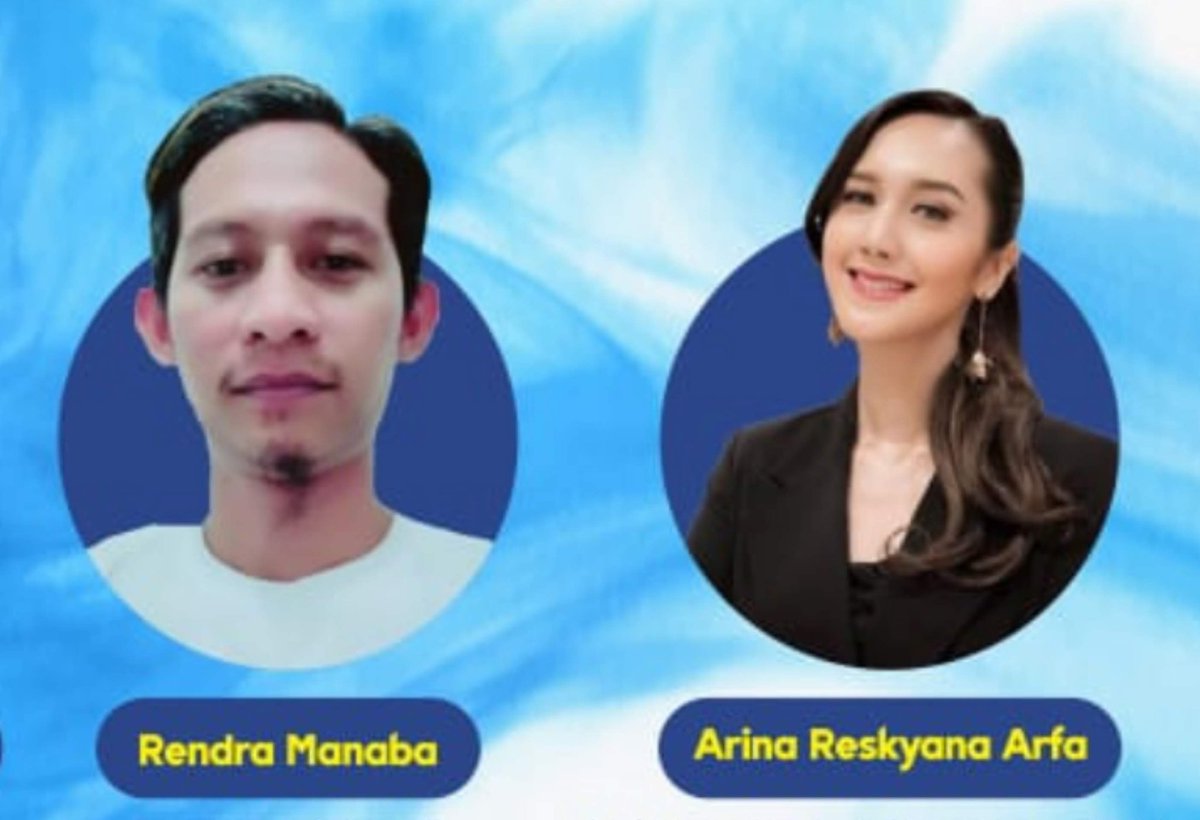 Tokoh Muda Sultra Menasional @arinareskyana putri indonesia sultra 2022 bersama <a href="/rendramoe/">Rendra Manaba</a> founder sultra creative forum.