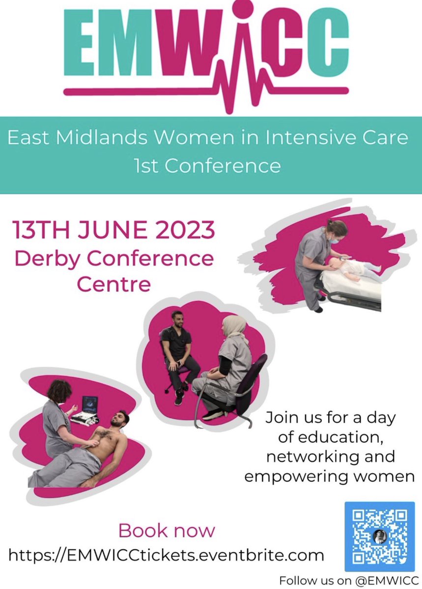 lovelyann0320's tweet image. Are you interested in finding out more about working in intensive care in the East Midlands? Join 
Dr @feltinay &amp;amp; @Dr_WilkinCrowe  for a day of education, networking and empowering women 🌟 Open to all doctors, nurses &amp;amp; AHPs - for FREE! eventbrite.co.uk/e/east-midland…
