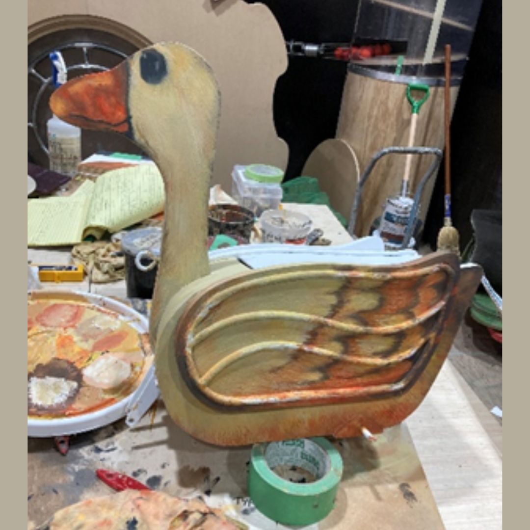 FDSceneChanges's tweet photo. Here's a look behind the scenes of a show we worked on for @5thAveTheatre in Seattle. We made a variety of props, including this Neon Golden Goose for their production of Into the Woods.
#props #setbuilding #behindthescenes #fdscenechanges #5thavetheatre #goldengoose https://t.co/JCbmQMh8Lr