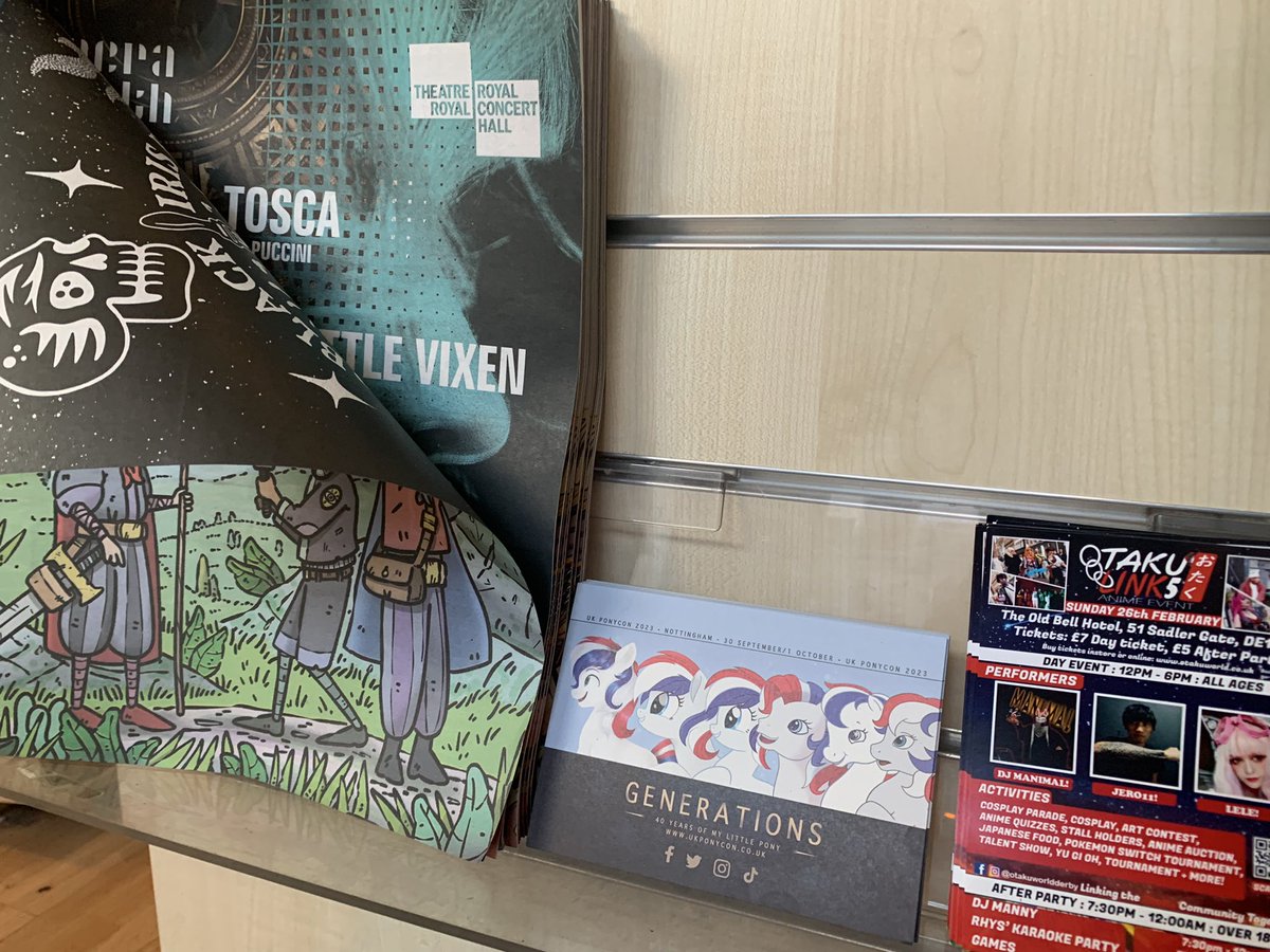 UKPonyCon's tweet image. It’s 220 days until #UKPonyCon2023 begins! Are you local to #Nottinghamshire ? Head over to @FPINotts to grab one of our flyers! #PonyCon #MyLittlePony #UKPonyCon #Brony #Bronies