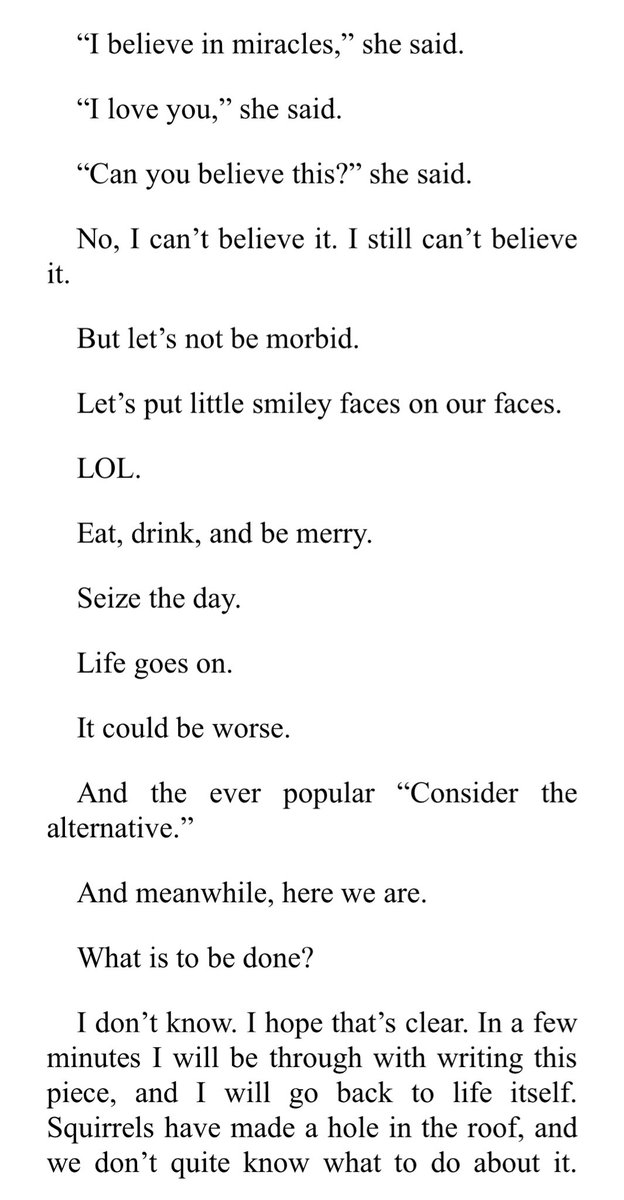 cbcthepod's tweet photo. Nora Ephron on death is so poignant—even more so considering she wrote this the year she was diagnosed w cancer herself. She died 6 years later. She was so special. https://t.co/PcpXmsmLS0