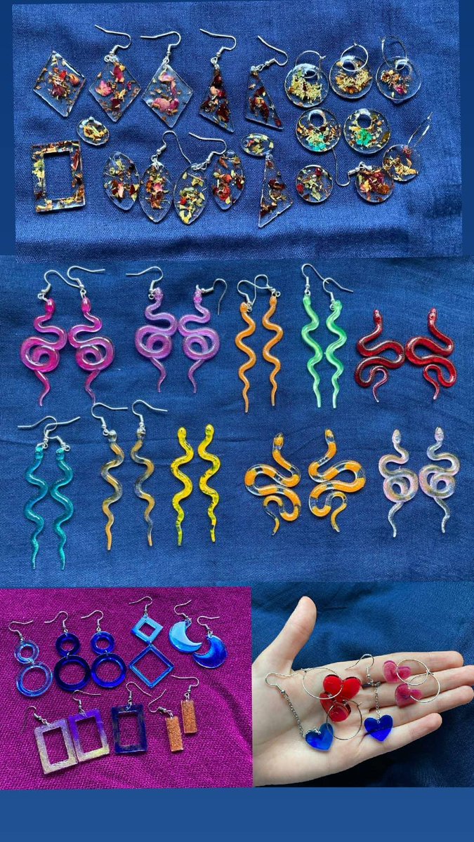 Ana_Hdz_8's tweet photo. Pendientes de resina 🐍🌼💛
Podéis ver más cositas en mi perfil de insta:https://t.co/AokRrHGGUa ⬅️❕ https://t.co/swF2XeC2ie