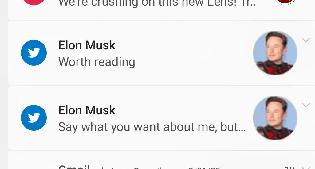 NewFarmerWhoDis's tweet photo. @elonmusk only Snapchat is more thirsty than your personal Twitter account. 

So many push(?) notifications... I dunno. I know I didn't ask to hear your thoughts daily.

You're for sure posing as free speech-y. Tesla union BS, Starlink in Ukraine BS, etc.

You a Russian asset? https://t.co/h7vOgZy4r7