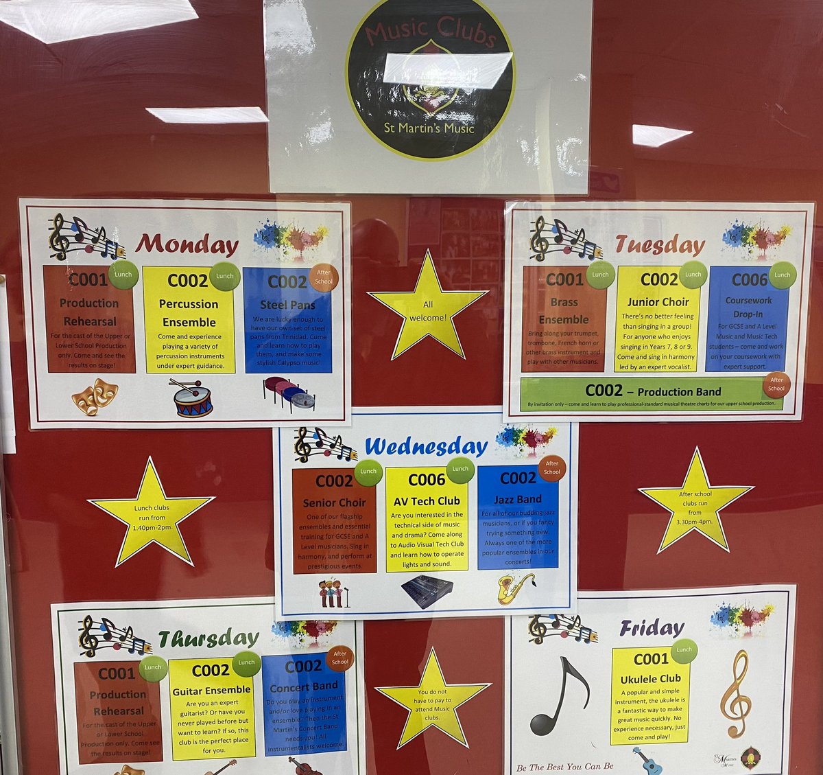 St Martin's School tweet media