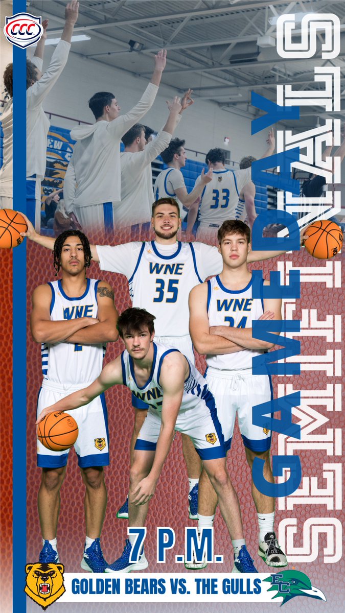Western New England Athletics (@wne_goldenbears) on Twitter photo SEMIFINAL #GAMEDAY!!
<a href="/WNEwbasketball/">WNE Women’s Basketball</a> 🏀 @ Roger Williams - 6:00 PM
<a href="/WNEbasketball/">WNE Men's Basketball</a> 🏀 vs. Endicott College - 7:00 PM
📺📈 - wnegoldenbears.com/composite
#DefendTheDen #PackTheDen #PaintItGold SEMIFINAL #GAMEDAY!!
<a href="/WNEwbasketball/">WNE Women’s Basketball</a> 🏀 @ Roger Williams - 6:00 PM
<a href="/WNEbasketball/">WNE Men's Basketball</a> 🏀 vs. Endicott College - 7:00 PM
📺📈 - wnegoldenbears.com/composite
#DefendTheDen #PackTheDen #PaintItGold