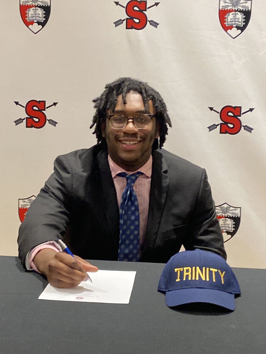 Congratulations to Senior Jordan Atkinson who has committed to Trinity for Football. Arrow Pride!