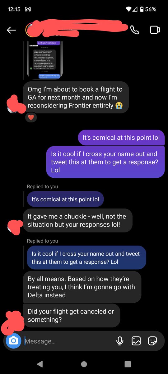 DylHowe's tweet photo. @FlyFrontier oops you're ignoring me and you're losing business 🤷🏼‍♂️ https://t.co/JY8HLPjypi
