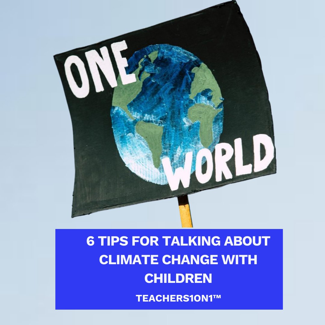 teachers1on1's tweet photo. How do you explain climate change to kids? And when should you tell kids about climate change? Read our recent blog where we explore the answers to these questions:
https://t.co/vU9VixNF07
#Teachers1on1 #performancelearning #climatechangeawareness https://t.co/PCWMzMzDKo