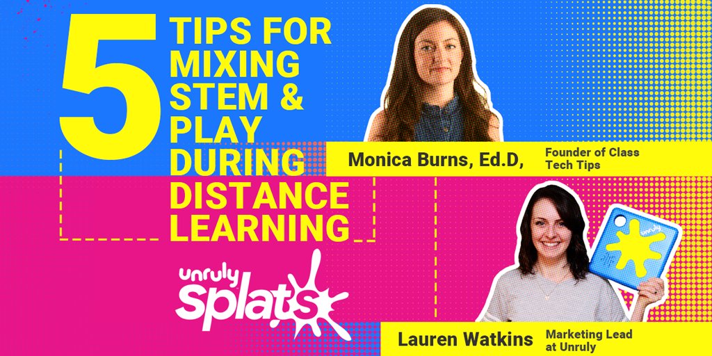 unruly_studios's tweet photo. Rollback the tape 📽️ &amp; check out the inspiring webinar recording about mixing STEM and play during distance learning!

#edtecheducators #hybridlearning

https://t.co/HijFUkNdgK https://t.co/KImgT9hD6a