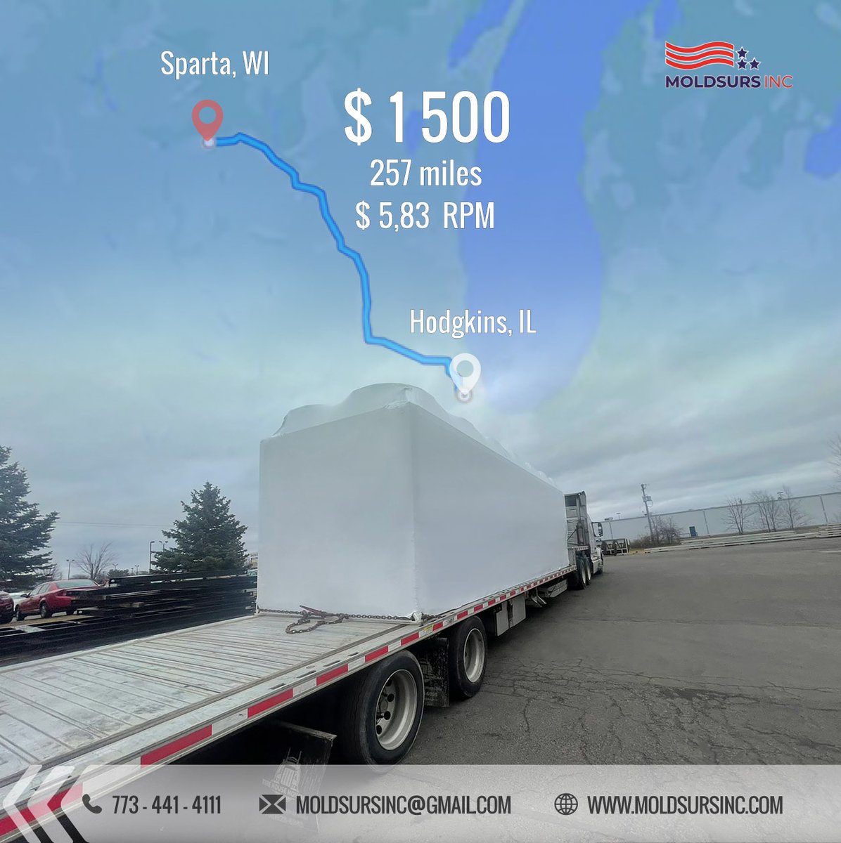 Here we have an excellent performance! 🔥🔥🔥
📞 Call us at: +1 773-441-4111
✉️ Or email us at: moldsursinc@gmail.com
#logistics #logisticssolutions #CDL  #freight  #truckdrivers #owneroperator