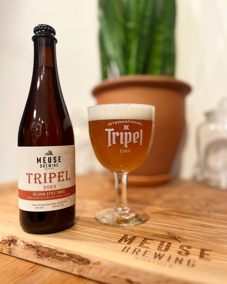 Meuse Farm Brewery & Market (@meusebrewing) on Twitter photo We’re celebrating!
Beer release 1 of 3
We have not been keeping this one much of a surprise in the hopes that you will join us, <a href="/craftbeerdays/">craftbeerdays</a> <a href="/BrockStBrewing/">Brock Street Brewing Company</a> <a href="/FollyBrewing/">Folly Brewing</a> and <a href="/LilBeastsBrewCo/">LittleBeastsBrewCo</a> in celebrating #InternationalTripelDay We’re celebrating!
Beer release 1 of 3
We have not been keeping this one much of a surprise in the hopes that you will join us, <a href="/craftbeerdays/">craftbeerdays</a> <a href="/BrockStBrewing/">Brock Street Brewing Company</a> <a href="/FollyBrewing/">Folly Brewing</a> and <a href="/LilBeastsBrewCo/">LittleBeastsBrewCo</a> in celebrating #InternationalTripelDay