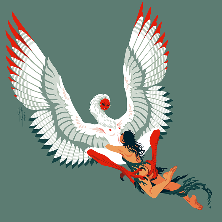 「In contrast to the last piece, this one 」|Yoshi Yoshitaniのイラスト