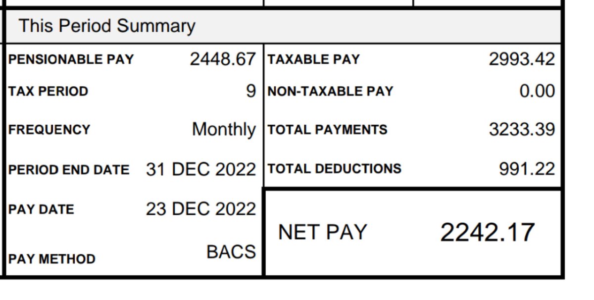 In case anyone is wondering why the @BMA_JuniorDocs are striking, here are 2 payslips. The first mine as a house officer in 2002, the second my current F1’s and his includes a crem form!