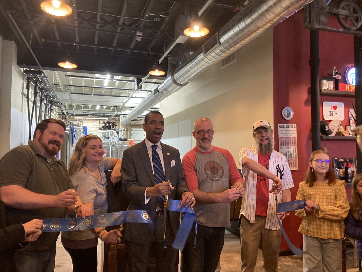 SenatorBrouk's tweet photo. Congratulations to the Nothnagles on the formal opening of @NineSpotBrewing! Welcome to SD-55. https://t.co/pae3Sn5xac
