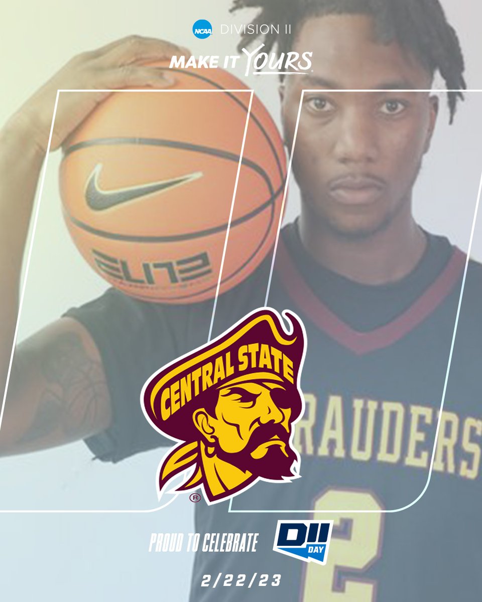GO_MARAUDERS's tweet photo. D2 DAY

@CentralState87 is a proud @NCAADII member!

#D2Day | #MakeItYours https://t.co/iLEQVlhl1K