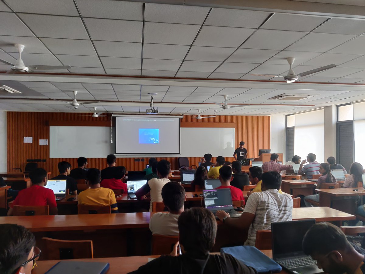 We are pleased to share that our Hackers' Meetup student chapter had a successful workshop conducted by <a href="/thecyberneh/">Neh Patel 🇮🇳</a> 
We would like to express our sincere gratitude to <a href="/thecyberneh/">Neh Patel 🇮🇳</a>  for conducting this workshop and sharing his knowledge and expertise with us.