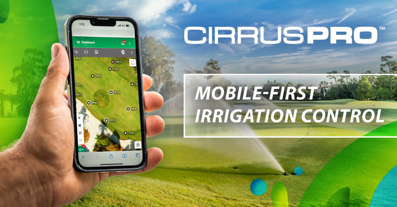 RainBirdGolf's tweet photo. A central control that goes where you go? With our CirrusPRO™ system, you can make updates from the course, get notified when and where there’s an issue, add unlimited users and more. Learn about our mobile-first system.