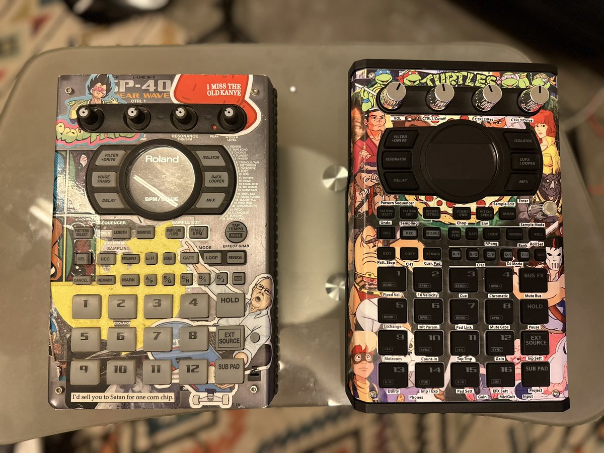 Mike_Craftsman's tweet image. Just a couple of lil dudes #sp404 #sp404sx #sp404mk2 #roland
