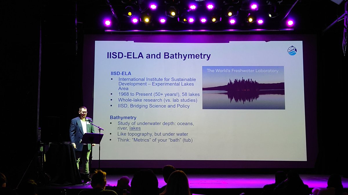 Chris hay talks on ela and iisd bathymetry!