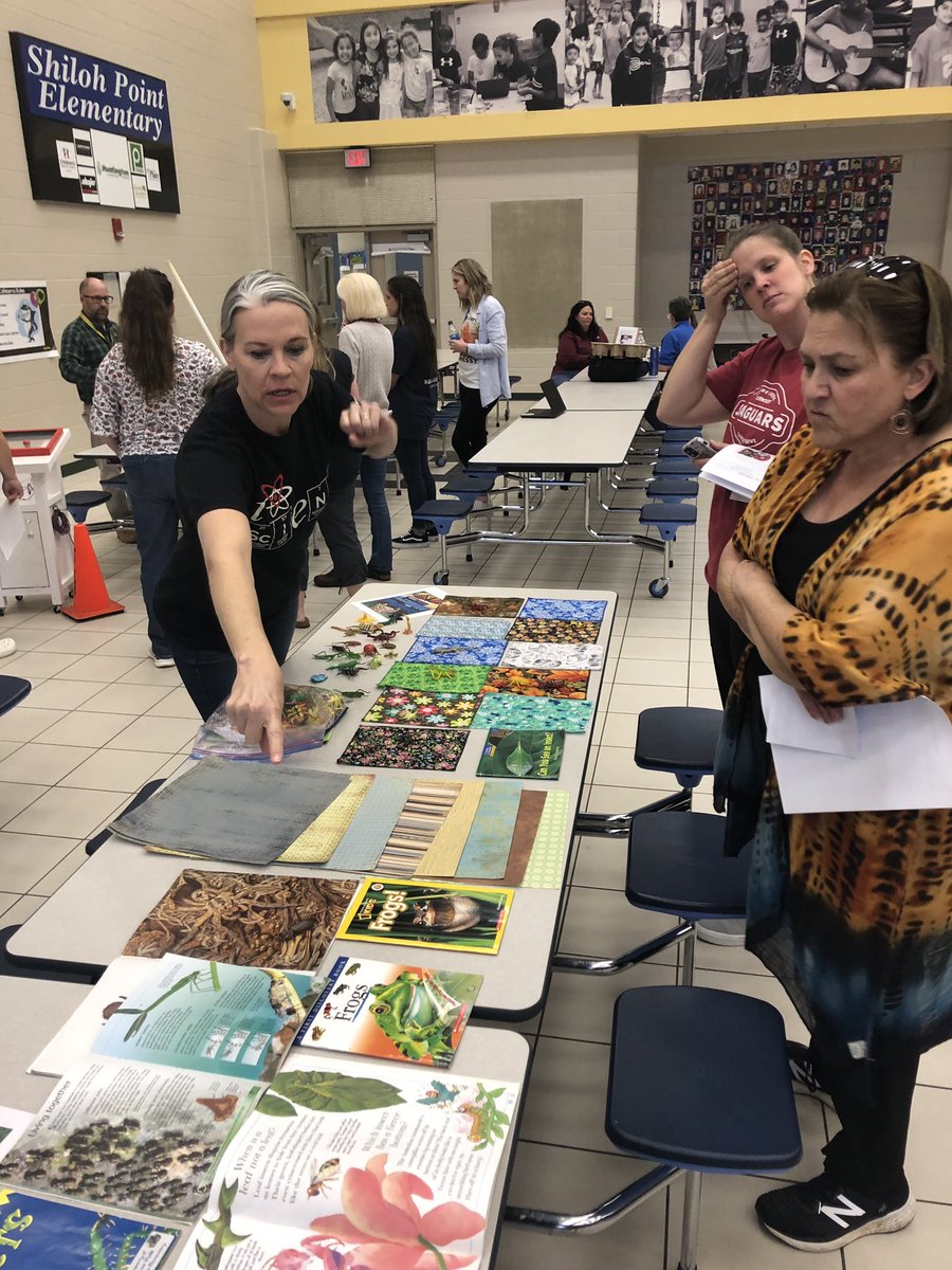 Lani_DeLallo's tweet photo. The K-5 Science Specials Share-A-Thon was a hit yesterday! Our science & engineering experts shared activities they’ve designed to support & extend Science GSE. Thank you @khogue714 for facilitating, and @ShilohPointES for hosting. #fcsscience @FCSchoolsGA https://t.co/hhk4hHXfgI