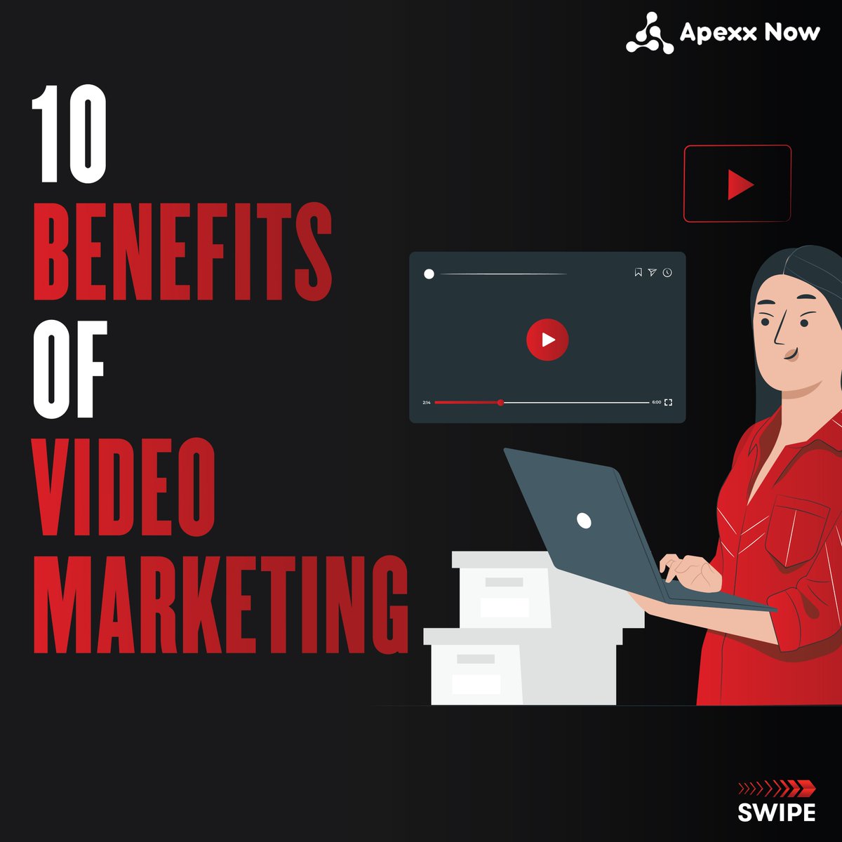 ApexxNow's tweet photo. Because it is bite-sized, memorable, and measurable, video is essential to your content strategy.

Learn More: https://t.co/ZKhugTG8li

#video #videomarketing #videomarketingtips #videomarketingstrategy #videomarketingservices https://t.co/7u5qUWMfXX
