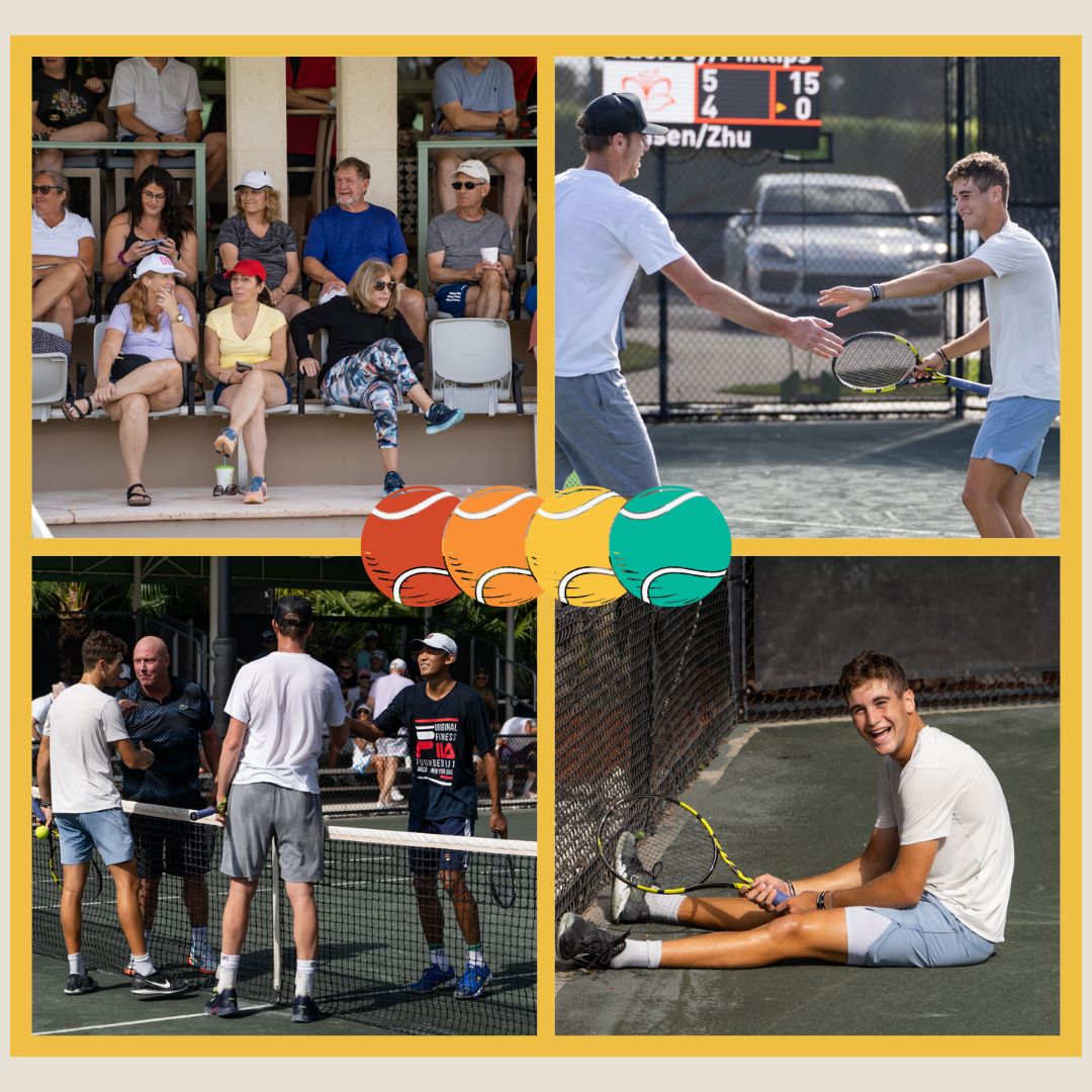 BocaWestCC's tweet photo. We hosted our Legends Tennis Exhibition on February 10.  Sam Querrey, Luke Jensen and younger guns Evan Zhu (graduated from UCLA and in the qualifying at the Delray Beach Open) and Joey Phillips (attending Auburn in the spring), battled it out on center court. https://t.co/KyjJIrgaOH