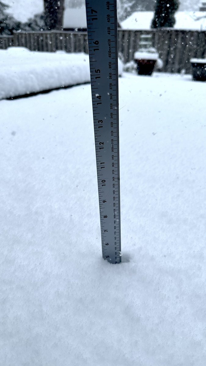 RallyeRacer's tweet photo. Lots of snow already here in Camas with lots more falling! At 5 inches now and counting! The first photo is over the last hourโฆabsolutely beautiful!
@NatashaKOIN6 #pdxst #vanwaweather #pqrobs #pdx #camas https://t.co/VpJ8PmLYDD