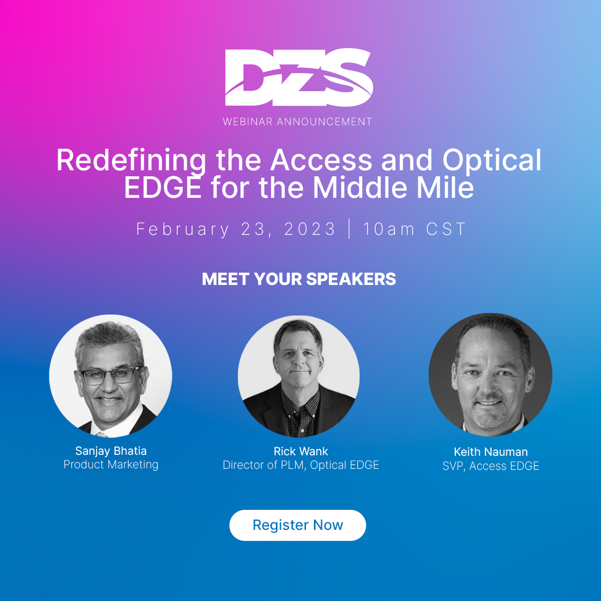 Zhone_Tech's tweet photo. [Webinar] Join us tomorrow as we discuss why #MiddleMile investments in the Access and Optical EDGE are urgently needed today and why future-proof investments can provide a clear path to 50G and 100G.

Register here: https://t.co/oHcKrZudQh
#OpticalEdge #ServiceProviders https://t.co/Gl6tNBdIiO