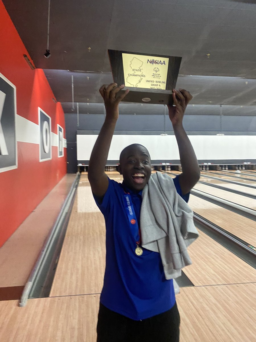 Congrats to the Ewing HS Unified Bowling team on winning the 2022-2023 Group A State Championship.  This is the second consecutive year winning this title.  Congrats to the athletes and coaches.  Job well done! <a href="/TheEwingSchools/">Ewing Public Schools</a>