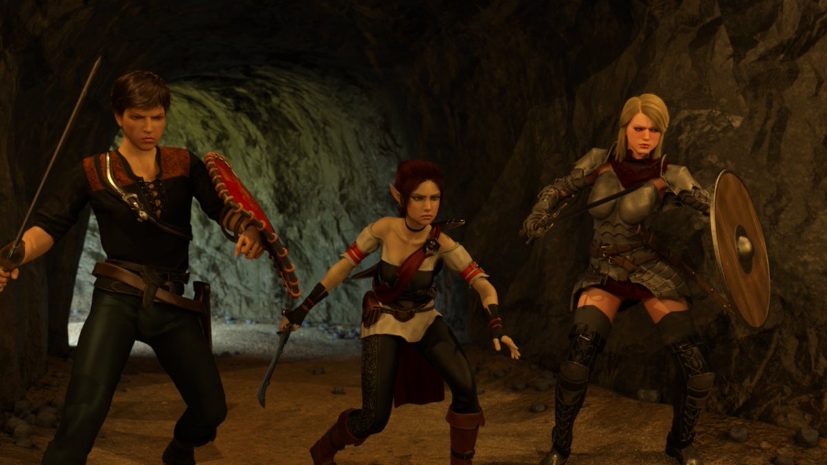 ryonaman1's tweet photo. Riya: Alright! War faces everyone! https://t.co/oGwxc79w0q