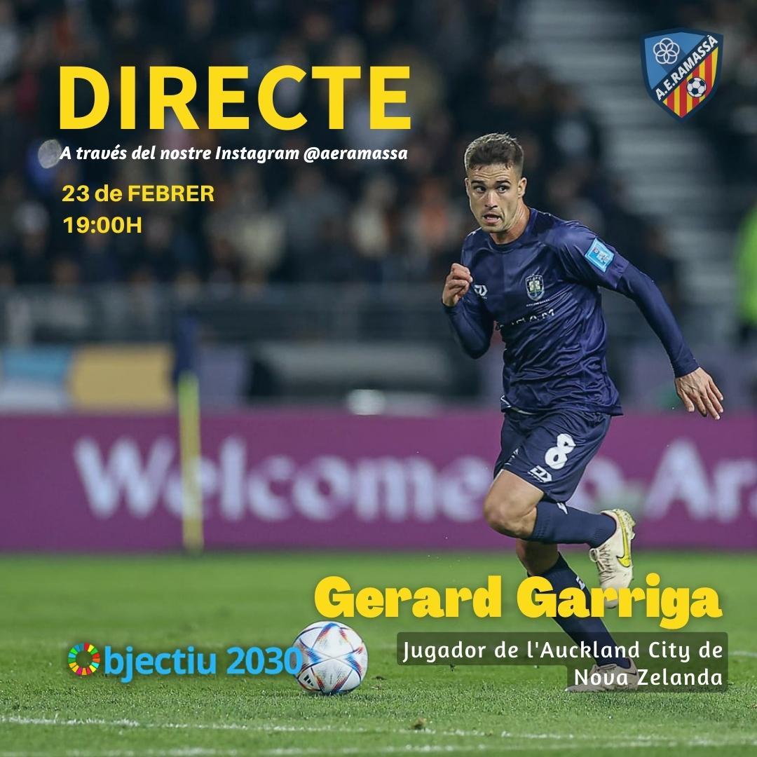 aeramassa's tweet photo. Demà a les 19:00h, en @JordiMelich entrevistarà a @Garricks93, jugador de @AucklandCityFC, guanyador de la lliga de Nova Zelanda i de la Champions d'Oceania. Va participar en l'últim mundial de clubs que va guanyar el R Madrid.
A l'instagram @aeramassa
#somramassa #objectiu2030 https://t.co/J03Z7xFoQb